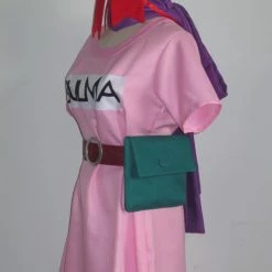 Auscosplay Anime Costume Dragon Ball Z Bulma Cosplay Costume Pink Dress 9 Auscosplay Anime Costume Dragon Ball Z Bulma Cosplay Costume Pink Dress