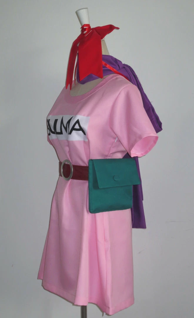 Auscosplay Anime Costume Dragon Ball Z Bulma Cosplay Costume Pink Dress 5 Auscosplay Anime Costume Dragon Ball Z Bulma Cosplay Costume Pink Dress