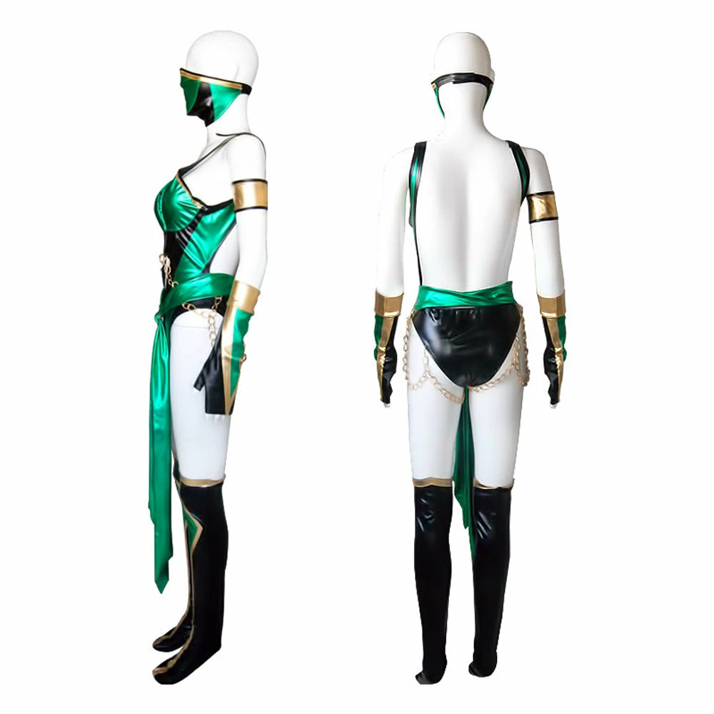 Auscosplay Mortal Kombat Kitana Jade Mileena Sexy Version Cosplay Costume 7 Auscosplay Mortal Kombat Kitana Jade Mileena Sexy Version Cosplay Costume