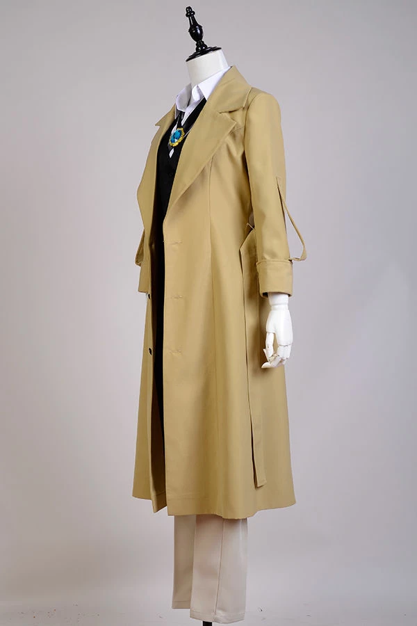 Auscosplay Anime Costume Bungou Stray Dogs Osamu Dazai Cosplay Costume Outfit 5 Auscosplay Anime Costume Bungou Stray Dogs Osamu Dazai Cosplay Costume Outfit