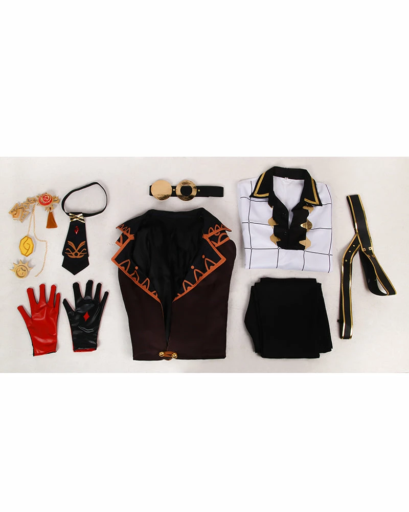 Auscosplay Genshin Impact Diluc Ragnvindr Cosplay Costume Outfit Genshin Impact Cosplay 7 Auscosplay Genshin Impact Diluc Ragnvindr Cosplay Costume Outfit Genshin Impact Cosplay