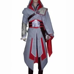Auscosplay Assassins Creed 2 II Brotherhood EZIO Auditore Cosplay Costume