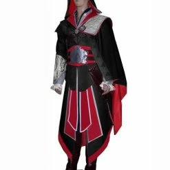 Auscosplay Assassins Creed 2 II Brotherhood EZIO Auditore Cosplay Costume