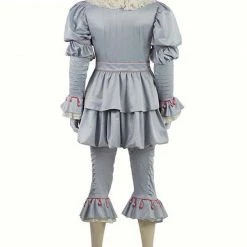 Auscosplay The It Clown Pennywise Cosplay Costume Outfit Stephen King's It 12 Auscosplay The It Clown Pennywise Cosplay Costume Outfit Stephen King's It