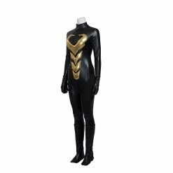 Auscosplay Hzym Ant-Man Wasp Janet Van Dyne Jumpsuit Cosplay Costume