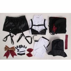 Auscosplay Genshin Impact Lyney Cosplay Costume Dress