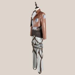 Auscosplay Anime Costume Attack On Titan Rivaille Levi Cosplay Costume Full Set
