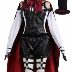 Auscosplay Genshin Impact Lyney Cosplay Costume Dress