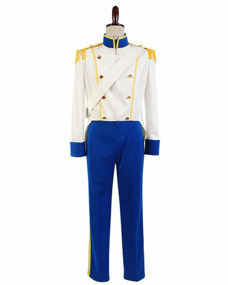 Auscosplay The Little Mermaid Prince Eric Cosplay Costume Prince & Princess Costume 3 Auscosplay The Little Mermaid Prince Eric Cosplay Costume Prince & Princess Costume