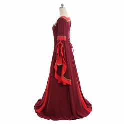 Auscosplay Womans Renaissance Dress Victorian Medieval Gothic Costume