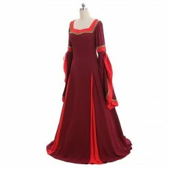Auscosplay Womans Renaissance Dress Victorian Medieval Gothic Costume 10 Auscosplay Womans Renaissance Dress Victorian Medieval Gothic Costume