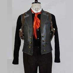 Auscosplay BioShock Costumes Bioshock Infinite Booker Dewitt Cospaly Costume