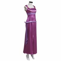 Auscosplay Hercules Megara Purple Dress Cosplay Costume