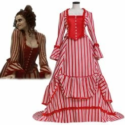 Auscosplay Medieval Renaissance Costumes Sweeney Todd Mrs. Lovett Cosplay Costume Dress