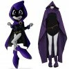 Auscosplay Teen Titans Raven Cosplay Costume Women Outfit