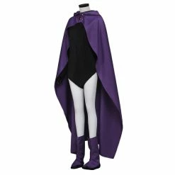 Auscosplay Teen Titans Raven Cosplay Costume Women Outfit