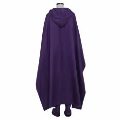 Auscosplay Teen Titans Raven Cosplay Costume Women Outfit 7 Auscosplay Teen Titans Raven Cosplay Costume Women Outfit