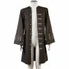 Auscosplay Pirates Of The Caribbean Jack Sparrow Jacket Cosplay Costume
