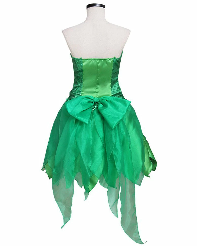 Auscosplay Peter Pan Tinker Bell Princess Cosplay Costume Dress 7 Auscosplay Peter Pan Tinker Bell Princess Cosplay Costume Dress