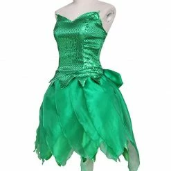 Auscosplay Peter Pan Tinker Bell Princess Cosplay Costume Dress 9 Auscosplay Peter Pan Tinker Bell Princess Cosplay Costume Dress