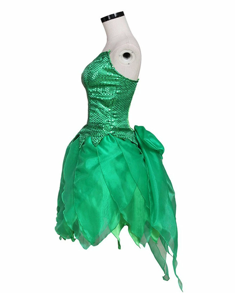 Auscosplay Peter Pan Tinker Bell Princess Cosplay Costume Dress 6 Auscosplay Peter Pan Tinker Bell Princess Cosplay Costume Dress