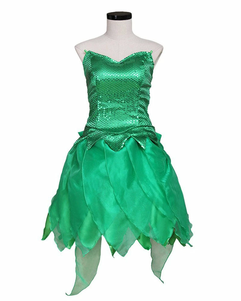 Auscosplay Peter Pan Tinker Bell Princess Cosplay Costume Dress 4 Auscosplay Peter Pan Tinker Bell Princess Cosplay Costume Dress