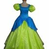 Auscosplay Drizella Tremaine Costume Cinderella Evil Step Sisters Costume Halloween Party Wedding Dress Prince & Princess Costume