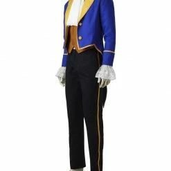 Auscosplay The Classic Beast Costume Prince Adam Cosplay Suit For Men Prince & Princess Costume