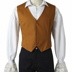 Auscosplay The Classic Beast Costume Prince Adam Cosplay Suit For Men Prince & Princess Costume