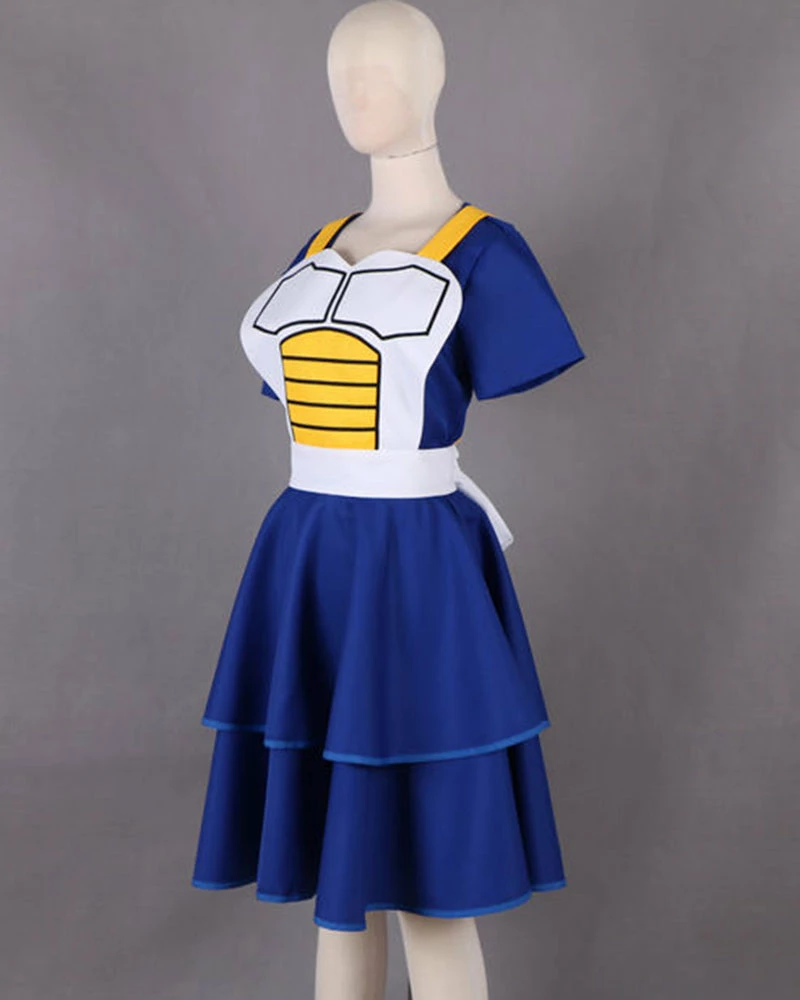 Auscosplay Dragon Ball Vegeta Female Dress Cosplay Costume Anime Costume 7 Auscosplay Dragon Ball Vegeta Female Dress Cosplay Costume Anime Costume