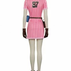 Auscosplay Dragon Ball Z Bulma Pink Dress Cosplay Costume