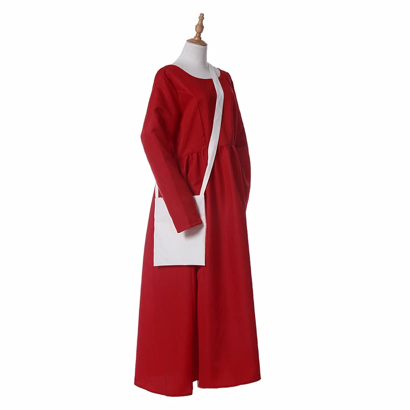 Auscosplay The Handmaid's Tale Costume Handmaid's Tale Dress Red Cape Cloak Robe 8 Auscosplay The Handmaid's Tale Costume Handmaid's Tale Dress Red Cape Cloak Robe