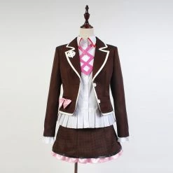 Auscosplay Anime Costume Danganronpa Kotoko Utsugi Cosplay Costume Brown School Uniform