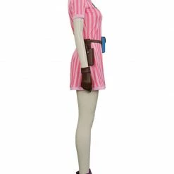 Auscosplay Dragon Ball Z Bulma Pink Dress Cosplay Costume