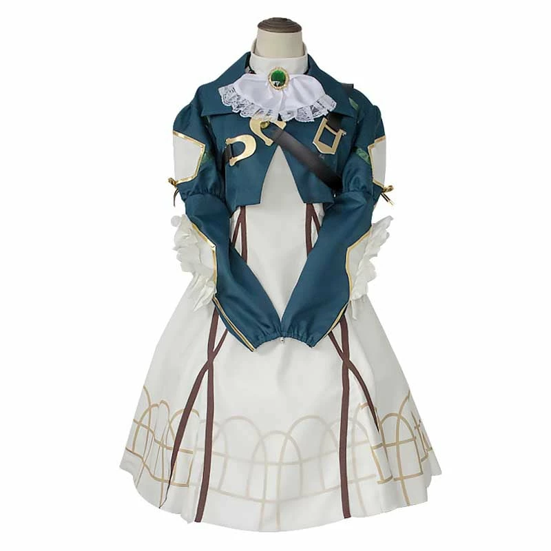 Auscosplay Violet Evergarden Cosplay Costume Dress Anime Costume 3 Auscosplay Violet Evergarden Cosplay Costume Dress Anime Costume