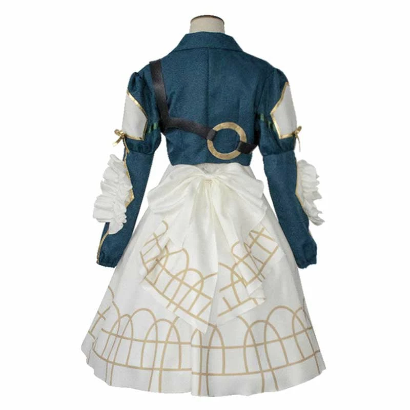 Auscosplay Violet Evergarden Cosplay Costume Dress Anime Costume 4 Auscosplay Violet Evergarden Cosplay Costume Dress Anime Costume