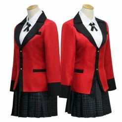 Auscosplay Anime Costume Kakegurui Yumeko Jabami Girls School Uniform Cosplay Costume 7 Auscosplay Anime Costume Kakegurui Yumeko Jabami Girls School Uniform Cosplay Costume