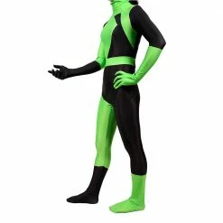 Auscosplay Anime Costume Shego Costume Kim Possible Cosplay Jumpsuits Halloween BodySuit Custom Made
