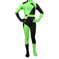 Auscosplay Anime Costume Shego Costume Kim Possible Cosplay Jumpsuits Halloween BodySuit Custom Made