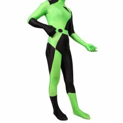 Auscosplay Anime Costume Shego Costume Kim Possible Cosplay Jumpsuits Halloween BodySuit Custom Made