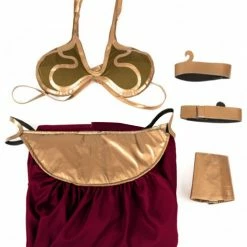 Auscosplay Star Wars Princess Leia Slave Cosplay Costume