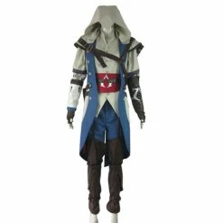 Auscosplay Assassin's Creed Costumes Assassins Creed 3 Connor Kenway Cosplay Costume