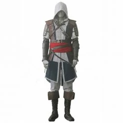 Auscosplay Assassin's Creed Edward Kenway Cosplay Costume Outfit