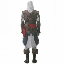 Auscosplay Assassin's Creed Edward Kenway Cosplay Costume Outfit