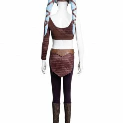 Auscosplay Star War Aayla Secura Cosplay Costume Movie Costume