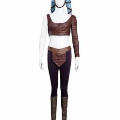 Auscosplay Star War Aayla Secura Cosplay Costume Movie Costume