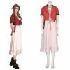 Auscosplay Final Fantasy VII Aerith Gainsborough Aeris/Alice Cosplay Costume 1 Auscosplay Final Fantasy VII Aerith Gainsborough Aeris/Alice Cosplay Costume