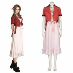 Auscosplay Final Fantasy VII Aerith Gainsborough Aeris/Alice Cosplay Costume