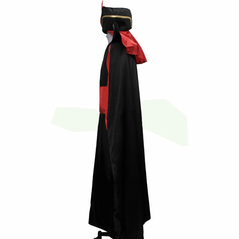 Auscosplay Aladdin Jafar Cosplay Costume Full Set Prince & Princess Costume 4 Auscosplay Aladdin Jafar Cosplay Costume Full Set Prince & Princess Costume