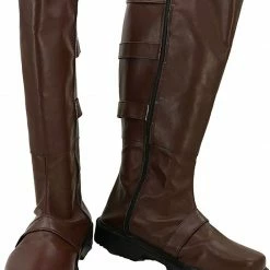 Auscosplay Assassin's Creed Altair Cosplay Shoes Boots Custom Made